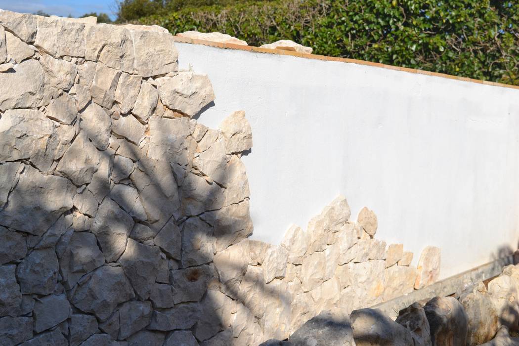 Piedras Decorativas RenoBuild Algarve Casas de estilo rústico