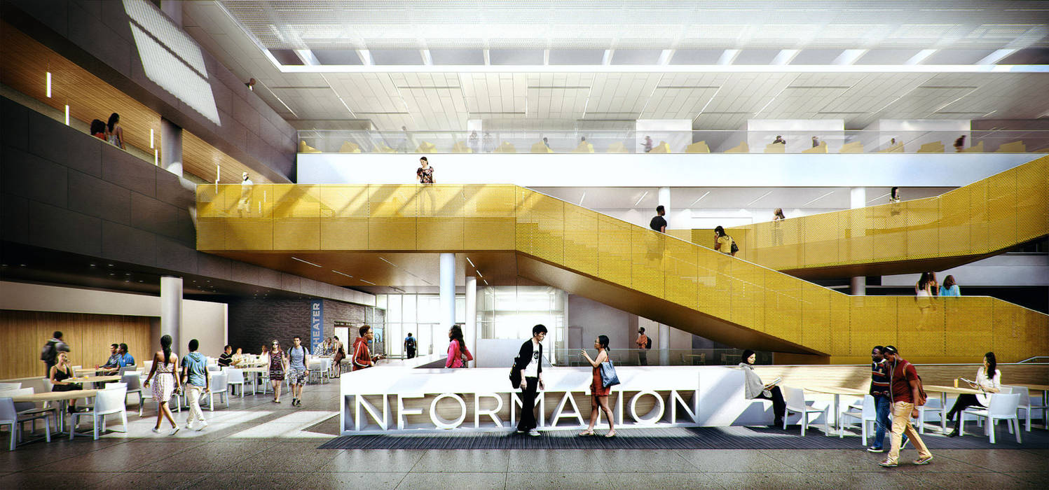 Nc student center by mer ces arch viz studio modern homify