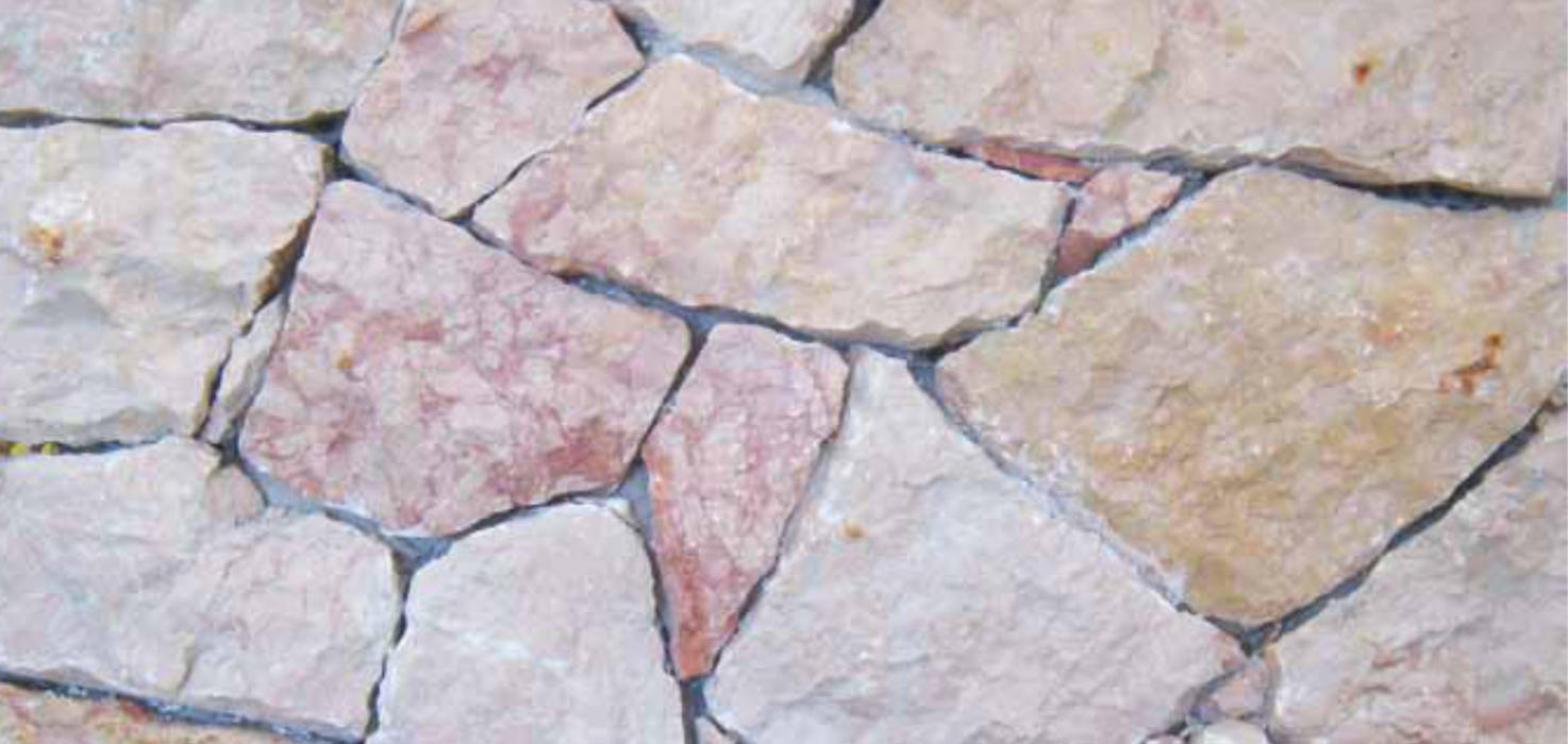 Pietra Rosa Rivestimento in pietra naturale retrosegato nembro arte pietra pareti ...