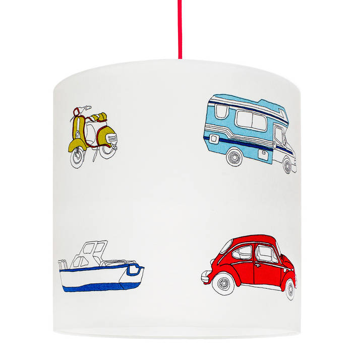 Lampy sufitowe Made by Colors, youngDECO youngDECO Chambre d'enfant moderne Coton Rouge Eclairage