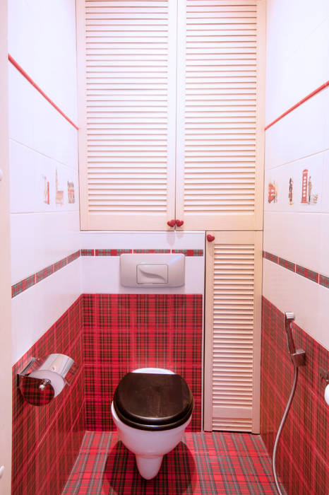 Дизайн-проект квартиры 72,3 м.кв., Iv Decor Iv Decor Ванная комната в стиле минимализм