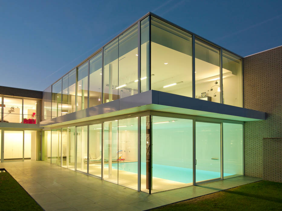 Le Cube Blanc, Luc Spits Architecture Luc Spits Architecture Maisons modernes