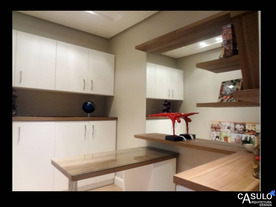 Apartamento JARDIM EUROPA, casulo arquitetura design casulo arquitetura design ห้องทำงาน/อ่านหนังสือ