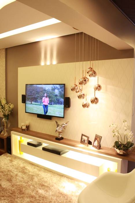 Apartamento JARDIM EUROPA, casulo arquitetura design casulo arquitetura design ห้องนั่งเล่น