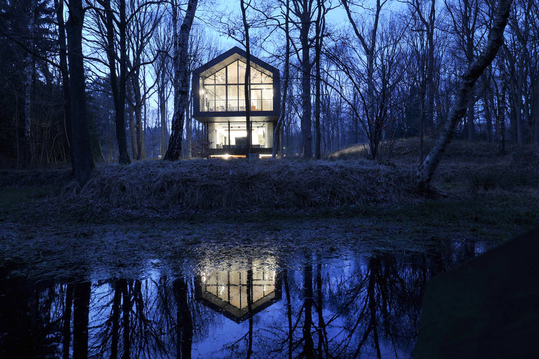 Sous-Bois, Luc Spits Architecture Luc Spits Architecture Maisons modernes