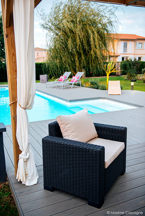 Un JARDIN DESIGN chez soi , E/P ESPACE DESIGN - Emilie Peyrille E/P ESPACE DESIGN - Emilie Peyrille Modern Pool