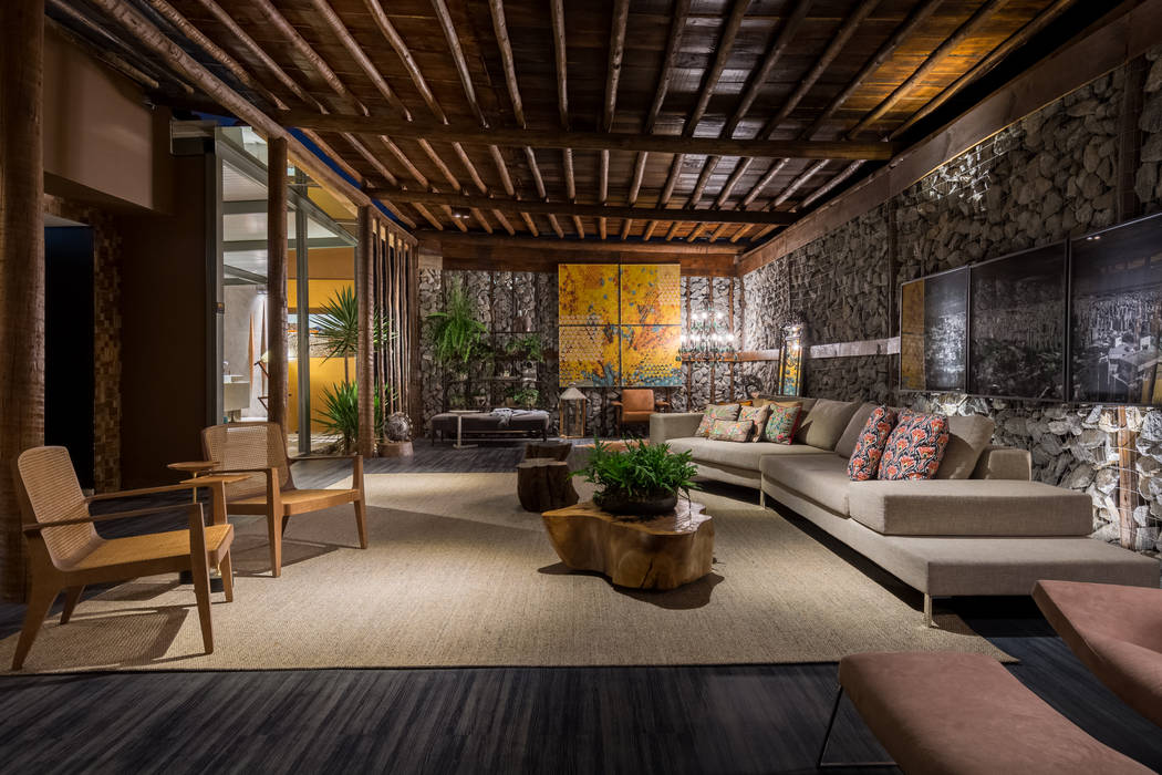 Casa Cor 2015 - Living, Melina Mundim | Design de Interiores Melina Mundim | Design de Interiores Salas de estar modernas