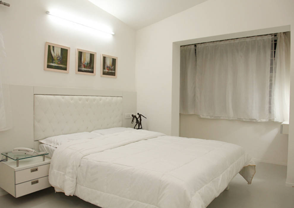 HOUSE IN WHITES, VERVE GROUP VERVE GROUP Minimalistische Schlafzimmer