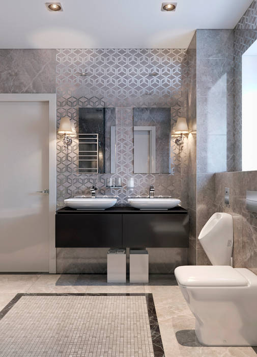 Ванная в современном стиле, Lumier3Design Lumier3Design 現代浴室設計點子、靈感&圖片
