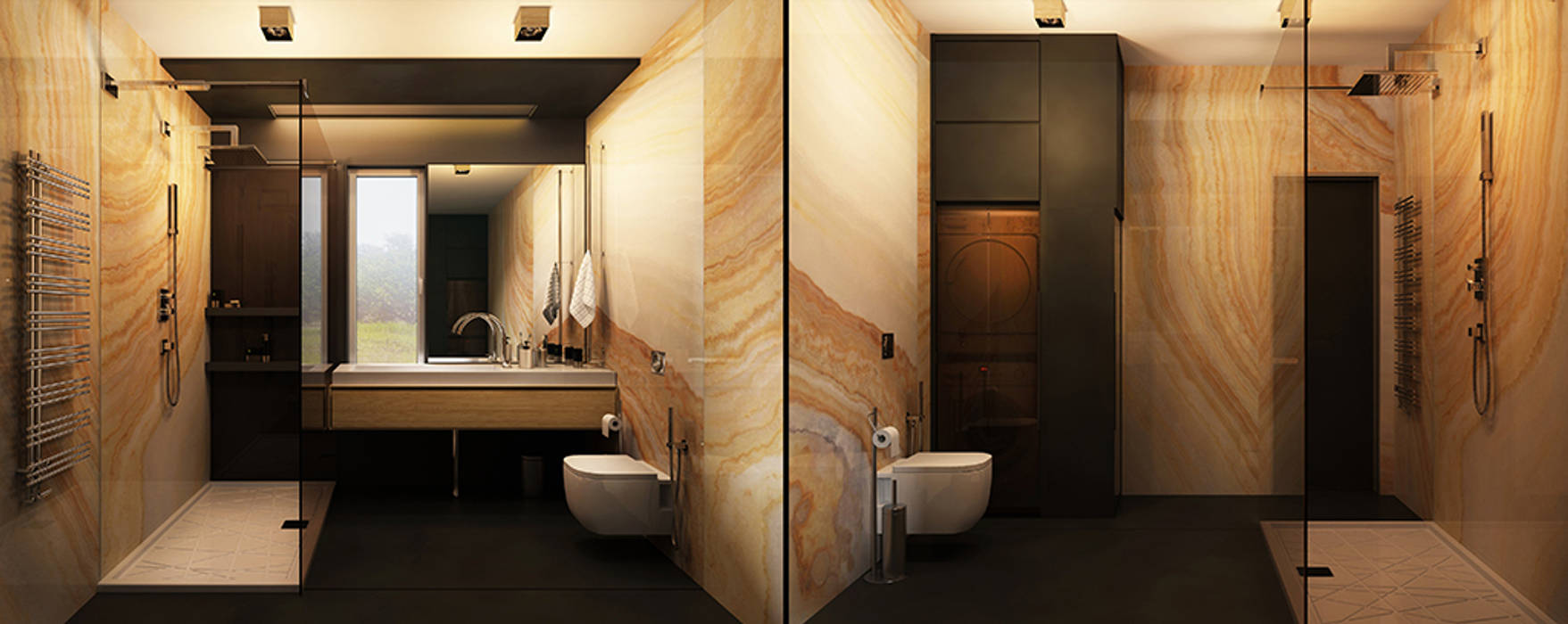 Фантазия, he.d group he.d group Industrial style bathroom Tiles