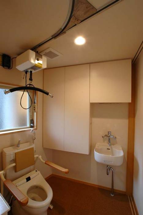 文京の住宅, 深澤設計 深澤設計 Eclectic style bathroom