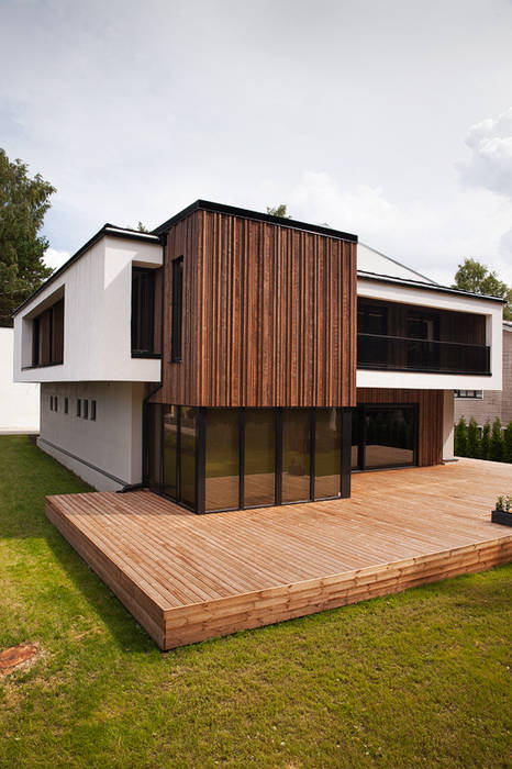 Suburban House, Heut Architects Heut Architects Дома в стиле минимализм