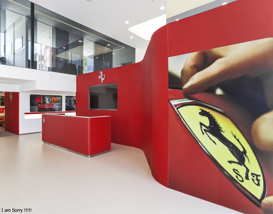 ferrari minima arquitectos Espacios comerciales Concesionarios de automóviles