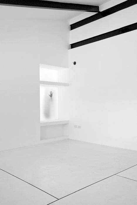 Apartamento Blanco y Negro, CENTRAL ARQUITECTURA CENTRAL ARQUITECTURA Salas de estilo minimalista