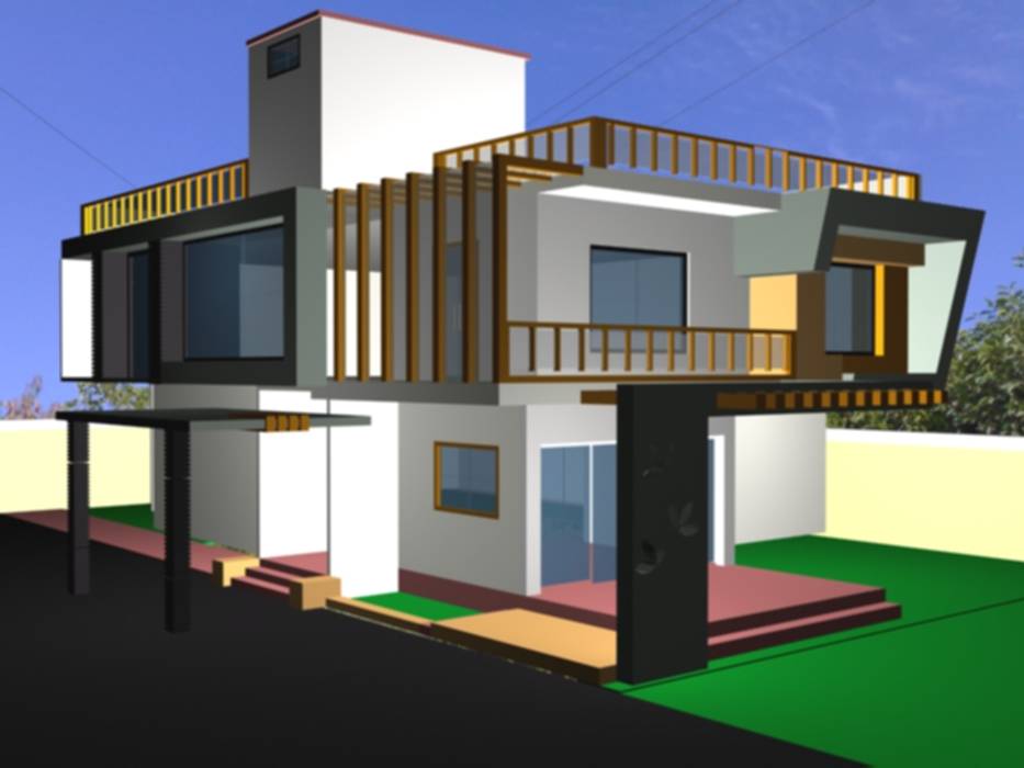 bungalow project, M Design M Design Casas modernas