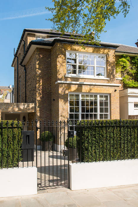 ​Exterior of Bedford Gardens House. Nash Baker Architects Ltd Modern houses Bricks