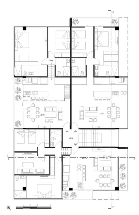 Planta 2: de estilo industrial por Proyecto Cafeina, Industrial