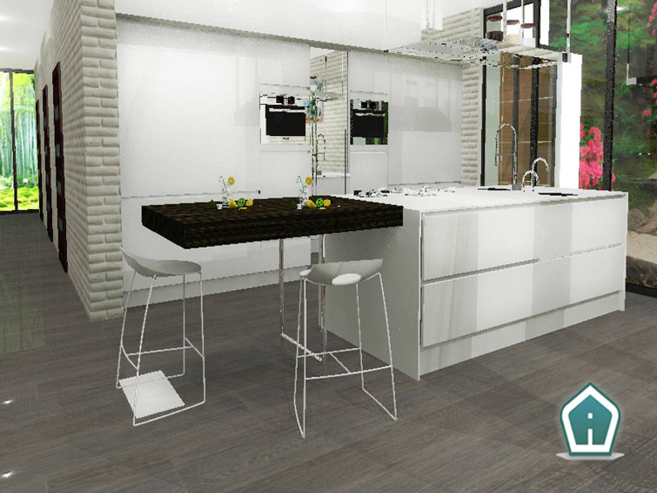 Cucine cucina moderna di 3d casa design moderno | homify