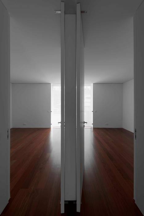 Casa em Matosinhos II, Jorge Domingues Arquitectos Jorge Domingues Arquitectos Modern living room