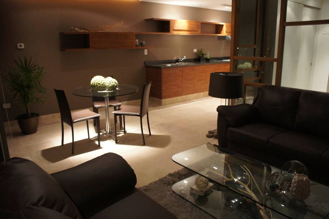 Salas de estar modernas por TREVINO.CHABRAND | Architectural Studio Moderno