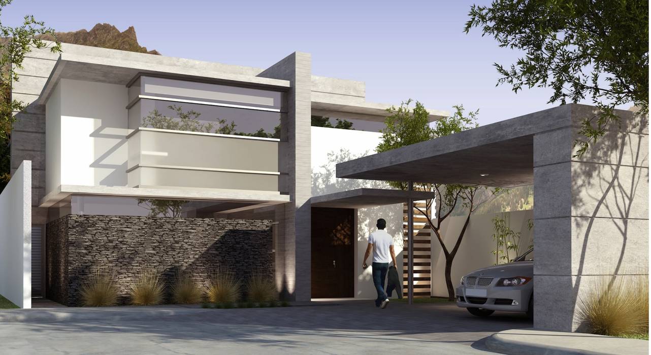 Casas modernas por TREVINO.CHABRAND | Architectural Studio Moderno