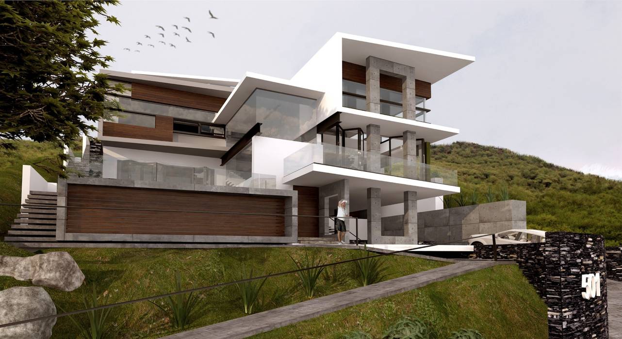 Casas modernas por TREVINO.CHABRAND | Architectural Studio Moderno