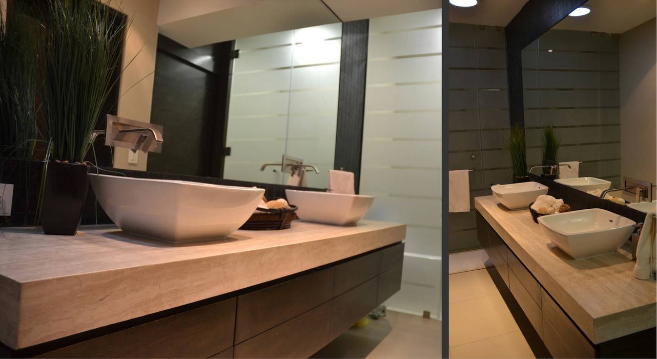 Banheiros modernos por TREVINO.CHABRAND | Architectural Studio Moderno