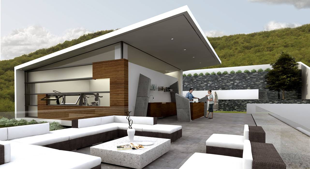 Casas modernas por TREVINO.CHABRAND | Architectural Studio Moderno