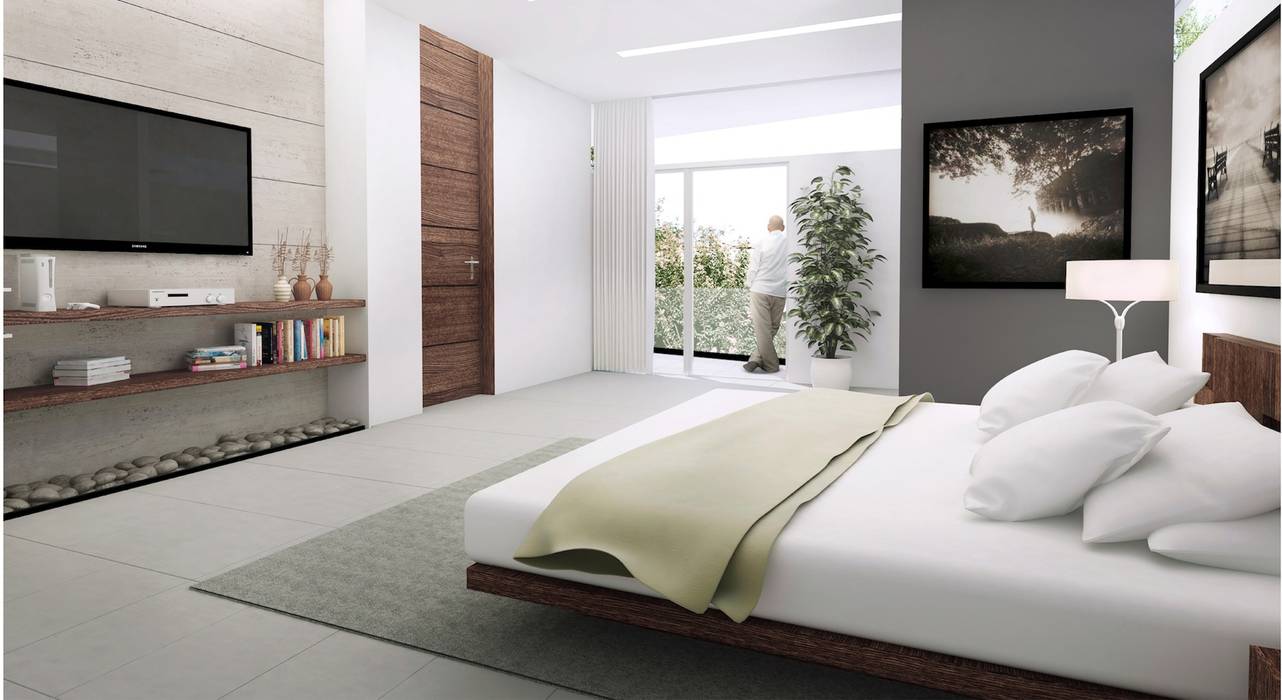 Quartos modernos por TREVINO.CHABRAND | Architectural Studio Moderno