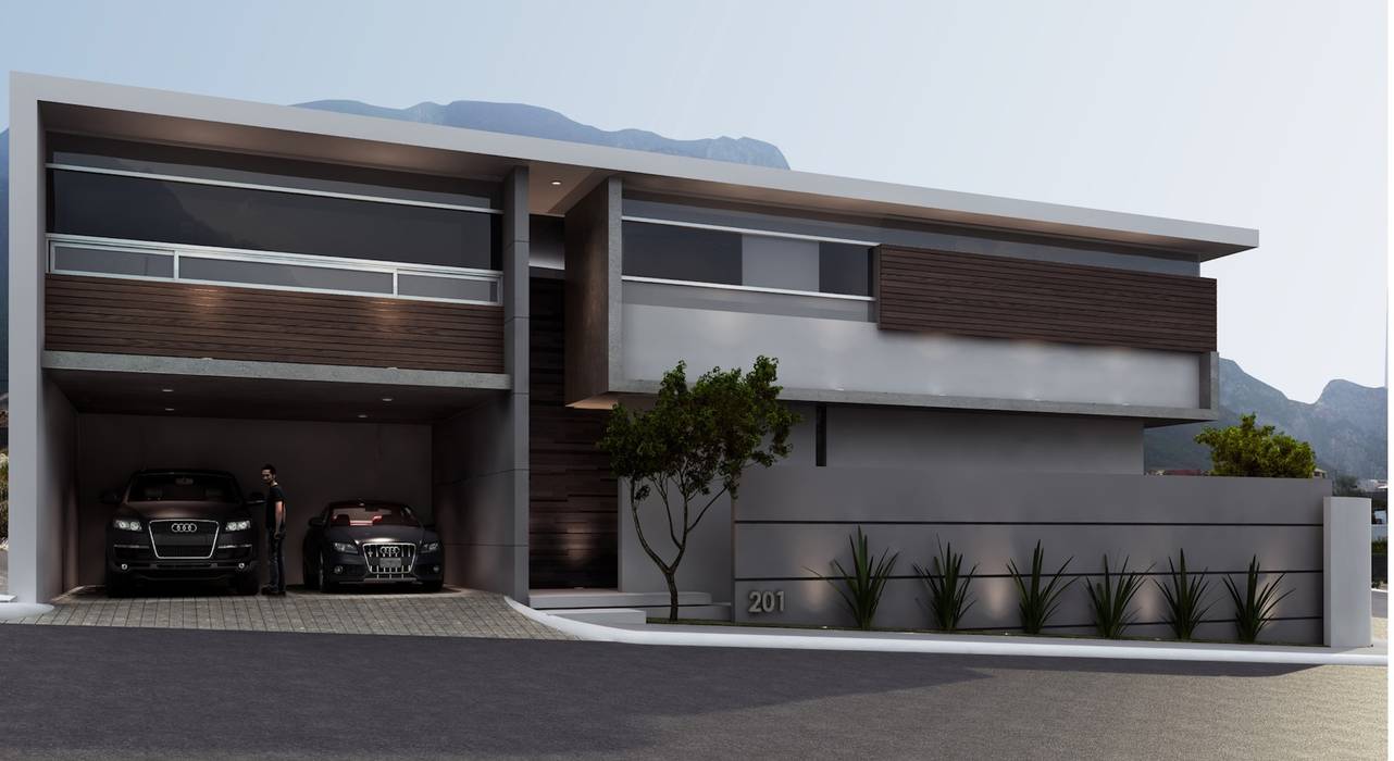 Casas modernas por TREVINO.CHABRAND | Architectural Studio Moderno