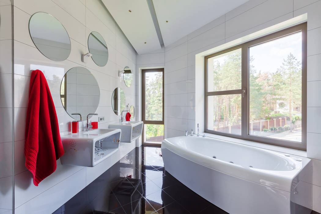 Плюты, YOUSUPOVA YOUSUPOVA Modern Bathroom