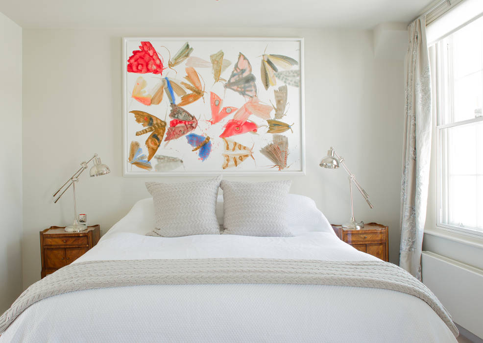 Bedroom at The Chelsea House Nash Baker Architects Ltd Classic style bedroom