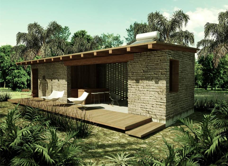 Maravillosa Cabaña Rustica, GET ARQUITECTURA GET ARQUITECTURA Country style houses