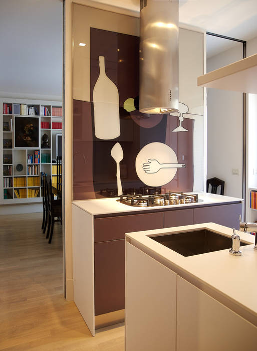 Appartamento Zona Vaticano - Roma, in&outsidesign in&outsidesign Kitchen