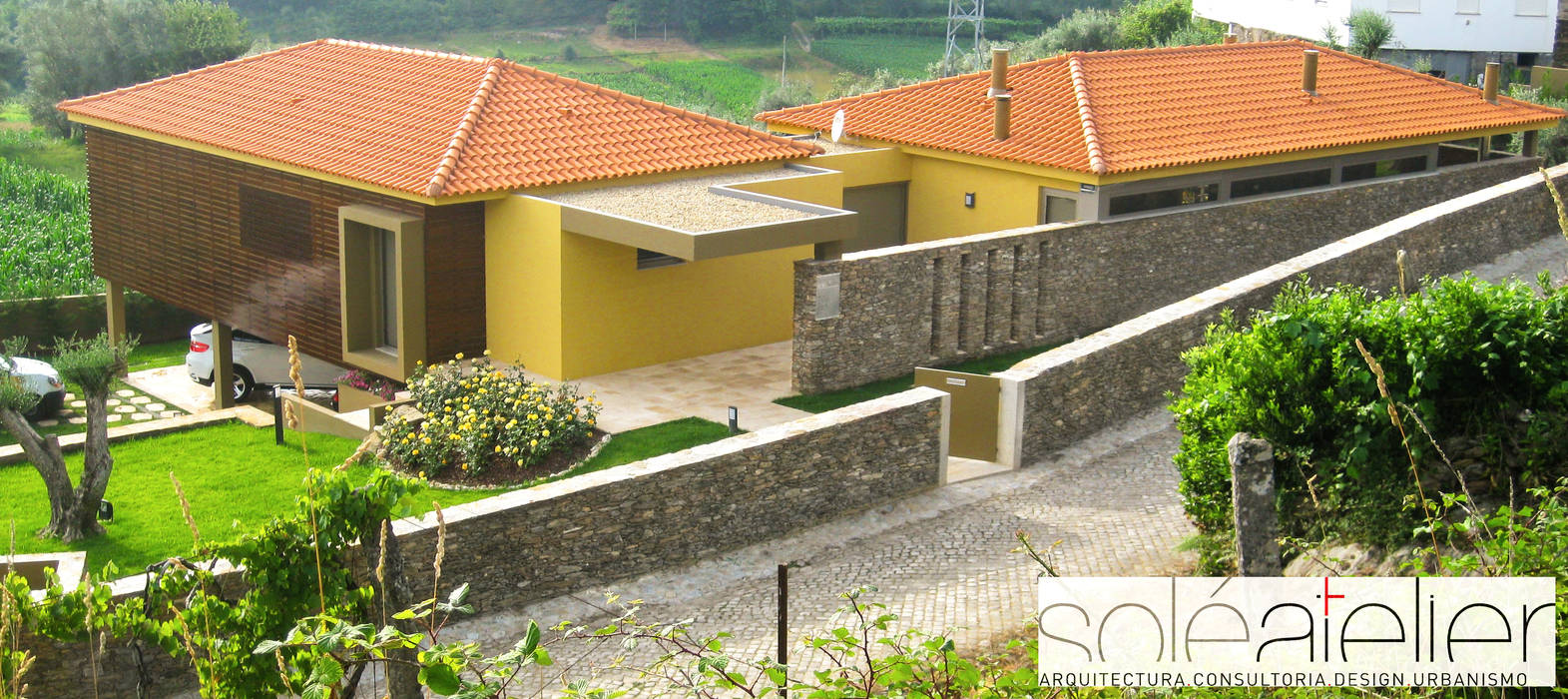 Casa de DÉM, Caminha, SOLE ATELIER, LDA SOLE ATELIER, LDA Rustic style house