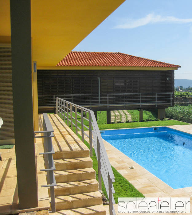 Casa de DÉM, Caminha, SOLE ATELIER, LDA SOLE ATELIER, LDA Rustic style houses