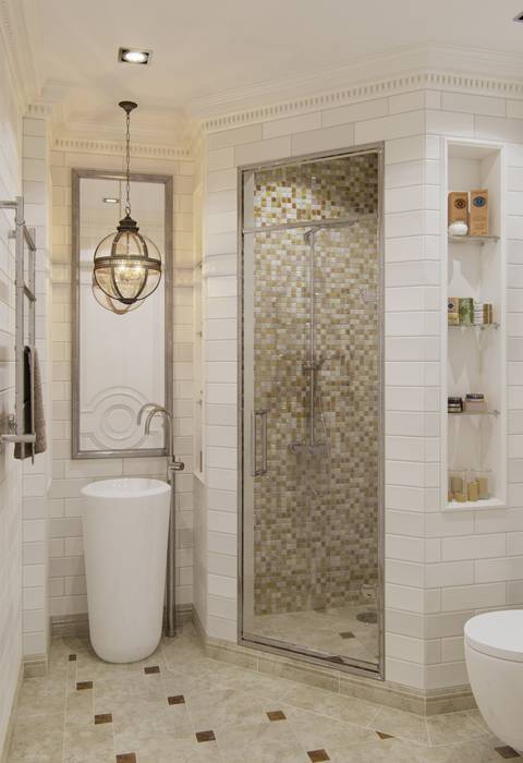 Квартира в ЖК Дубровка, MARION STUDIO MARION STUDIO Eclectic style bathroom