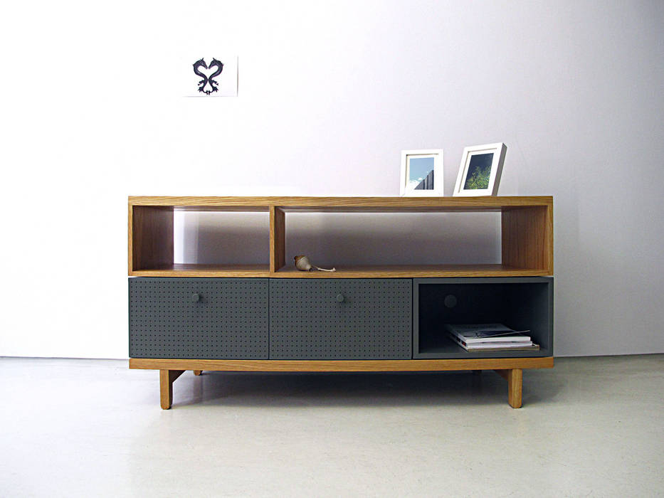 Coleção PINHOLE, Piurra, lda Piurra, lda Minimalist living room TV stands & cabinets