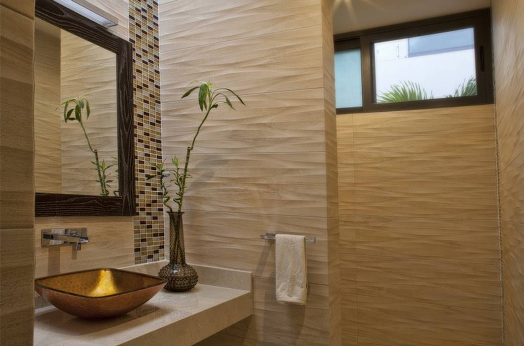 Baño de visitas residencia jc-roa baños modernos de aida traconis ... - Ba%C3%B1o Visitas Roa