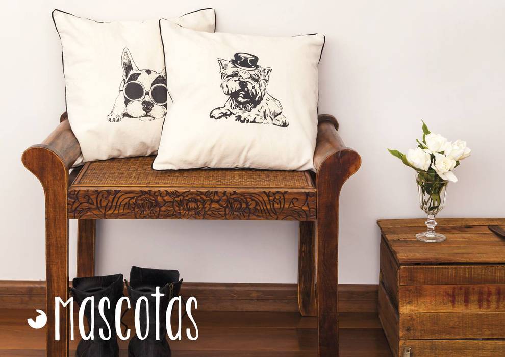 Almohadones y textiles Bharani Deco, Bharani Deco Bharani Deco Modern houses Accessories & decoration