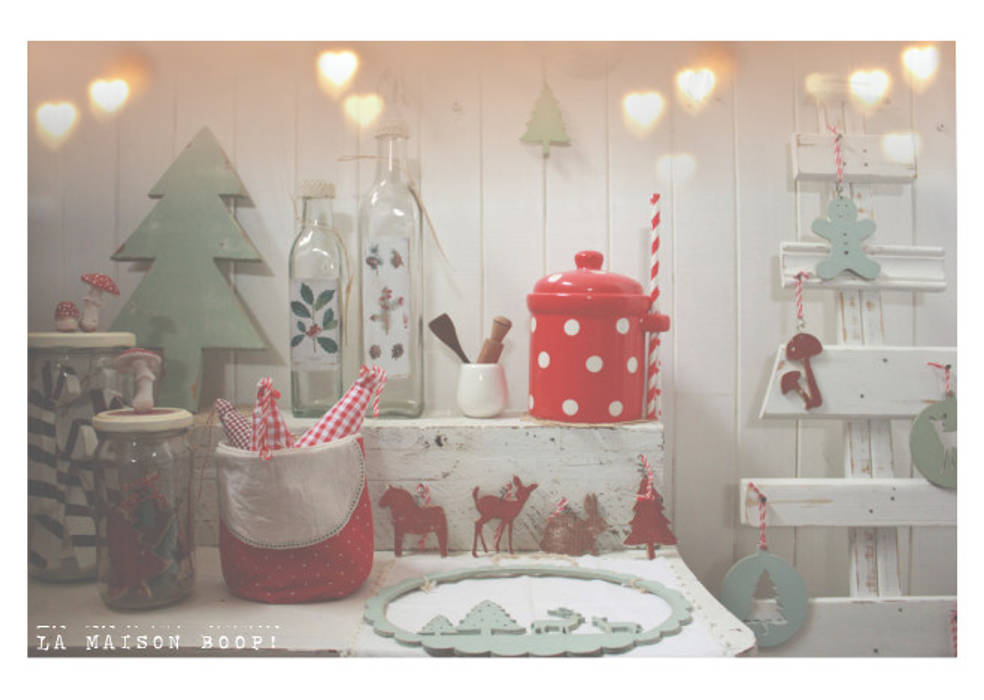 My winter home + A woodland Christmas, La Maison Boop! La Maison Boop! モダンな 家 Accessories & decoration