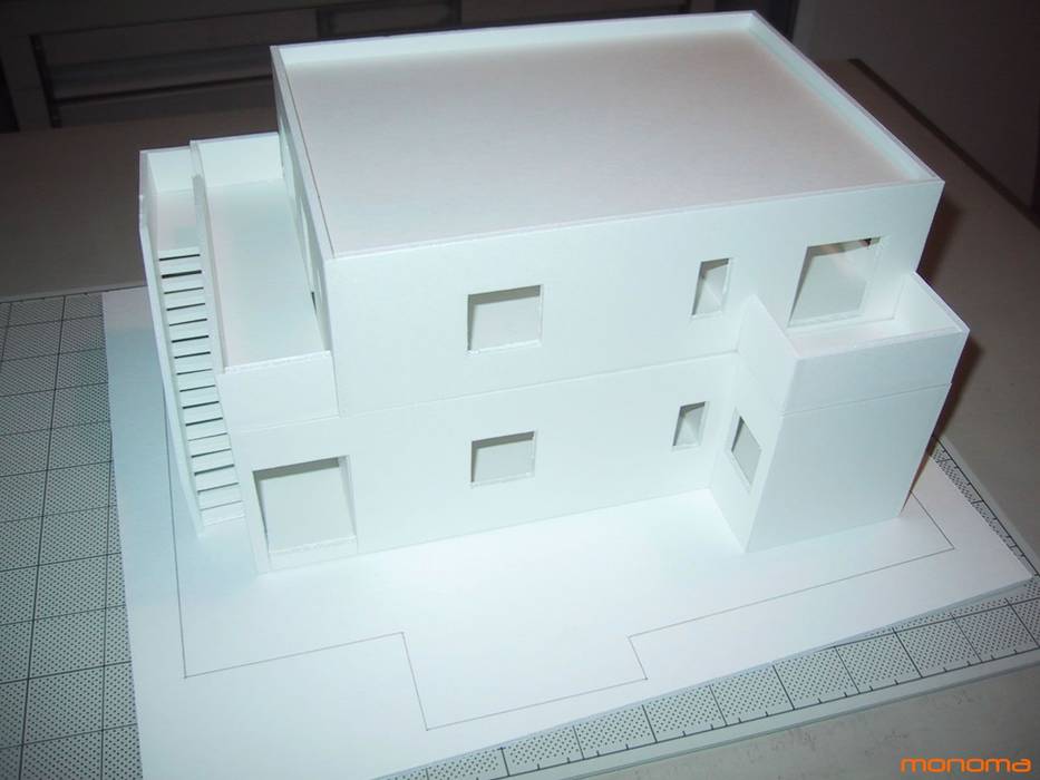 外観模型: モノマ建築設計事務所が手掛けた折衷的なです。,オリジナル
