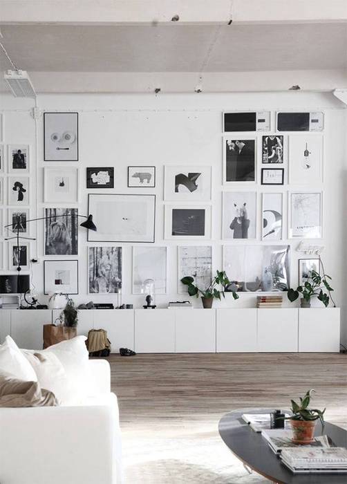 Espacios decorados by Wallart Стены и пол в стиле модерн от CUSTOMS handmade Модерн