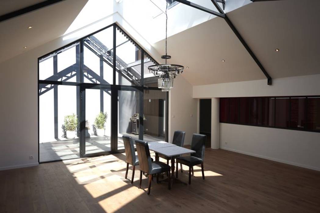 Deux Loft- extension, phenome architectures phenome architectures Modern dining room