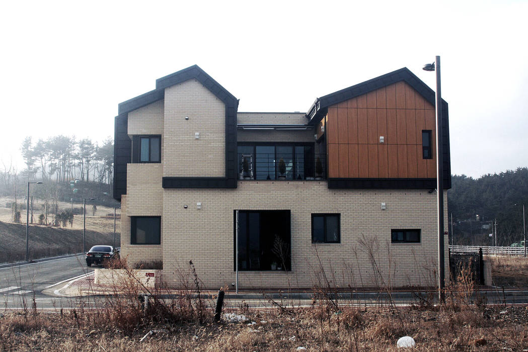 장현재 (蔣峴齋, Jang hyun Jae), GN건축사사무소 GN건축사사무소 Minimalist houses