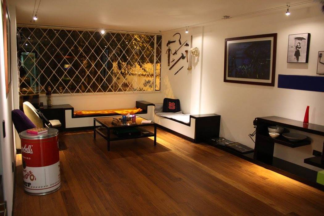 Apartamento Daniel Anzola Heritage Design Group Salones modernos
