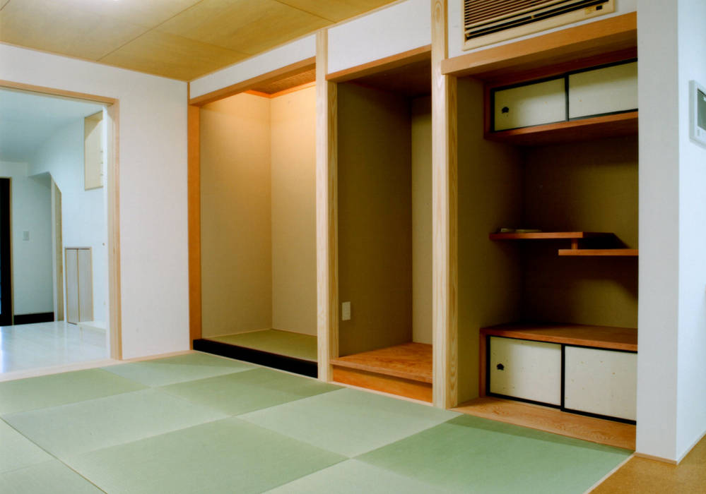 和室 株式会社 岡﨑建築設計室 モダンデザインの 多目的室