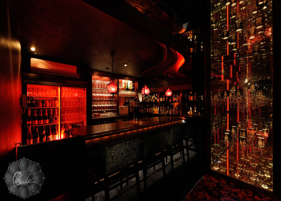 Bar Lounge ETEETEI, Design Atelier 円舞 Design Atelier 円舞 Commercial spaces Quán bar & club