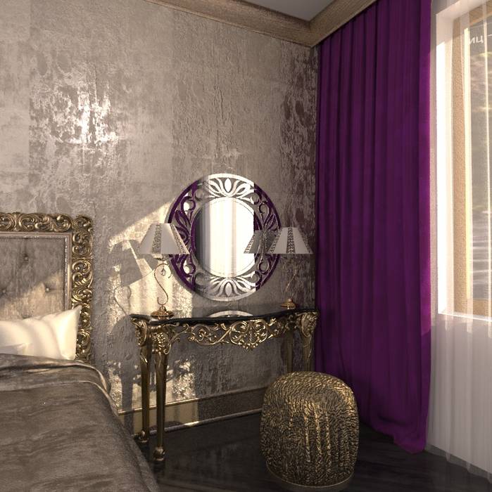 Mansion, Студия Маликова Студия Маликова Eclectic style bedroom