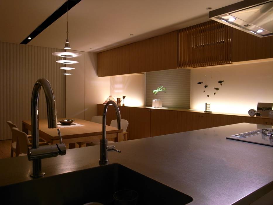 山の根の住宅, アーキグラフデザイン アーキグラフデザイン Modern style kitchen